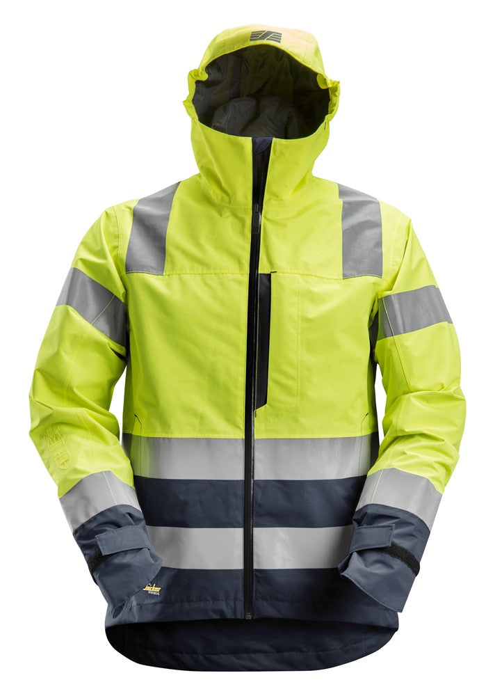 1330 AllroundWork, Veste imperméable Softshell, haute visibilité, Classe 3