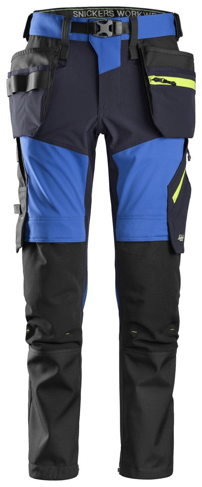 6940 FlexiWork, Pantalon+ en tissu extensible Softshell avec poches holster
