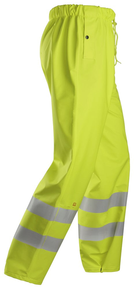 8267 ProtecWork, pantalon de pluie en PU, haute visibilité, classe 2