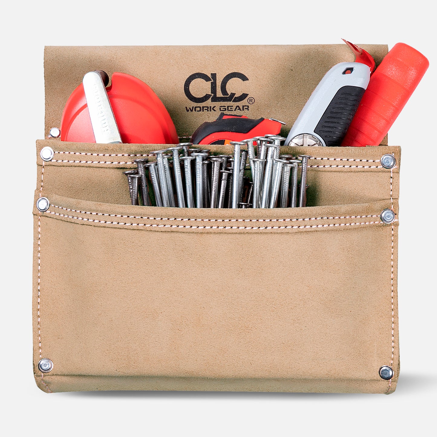 Pochette en cuir 2 poches